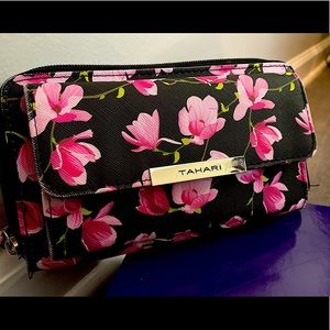 Tahari Floral Clutch Wallet